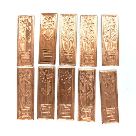 20 x Metal flowerpot toppers image 0