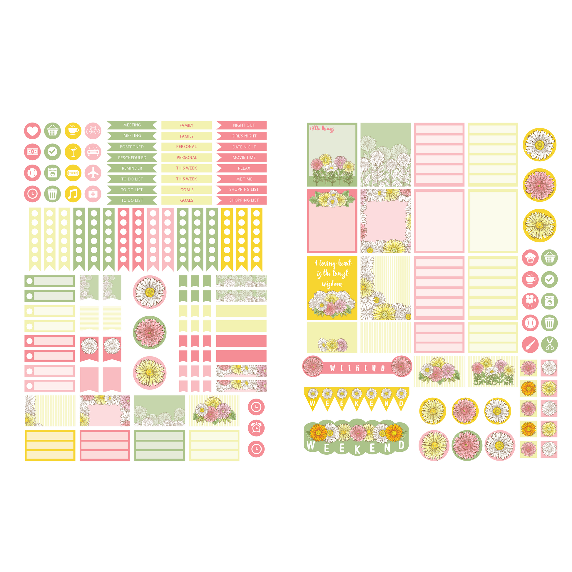 Journal/planner stickers image 0