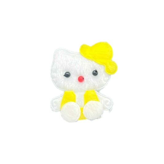 10 x Fabric cat embellishments