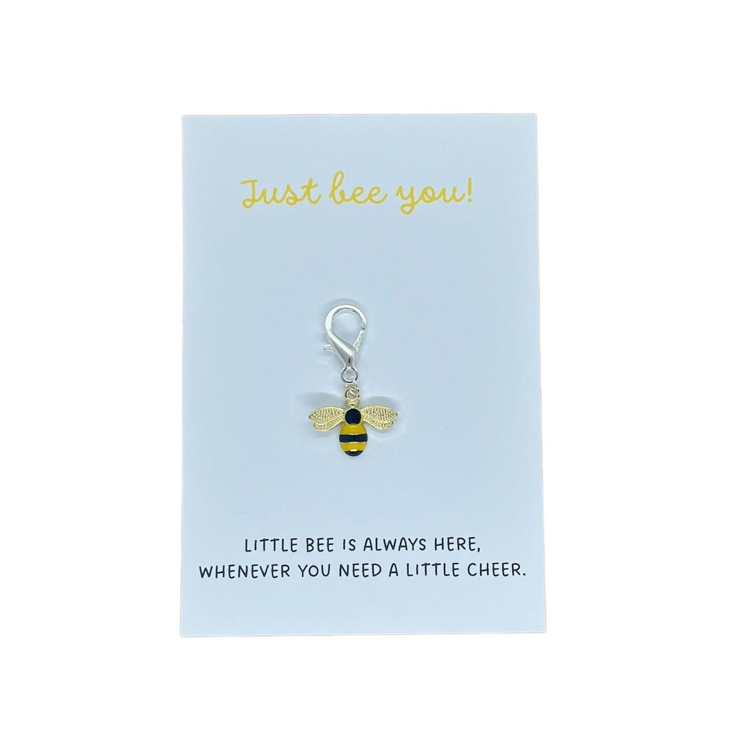 Bee keyring charm image 1