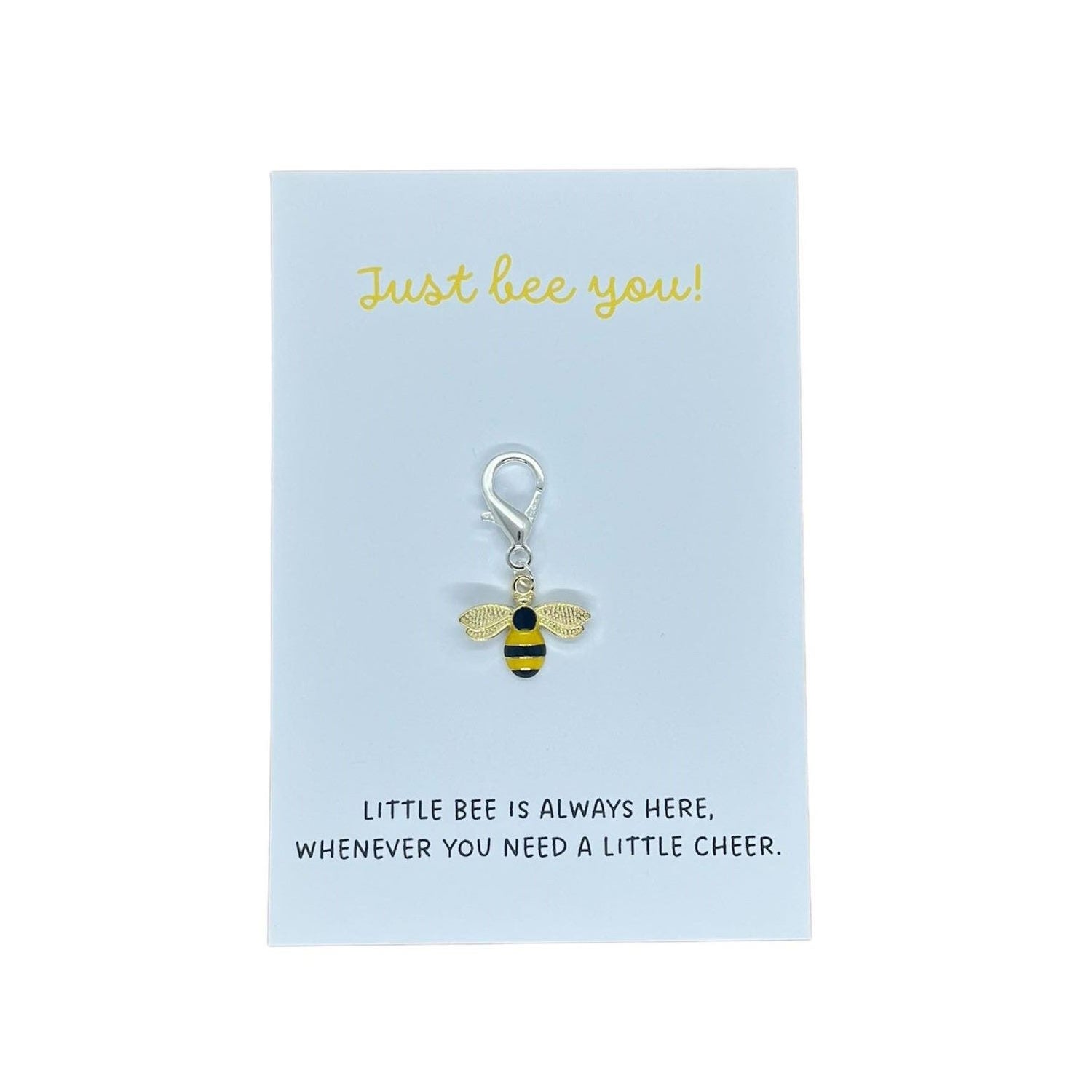 Bee keyring charm image 1