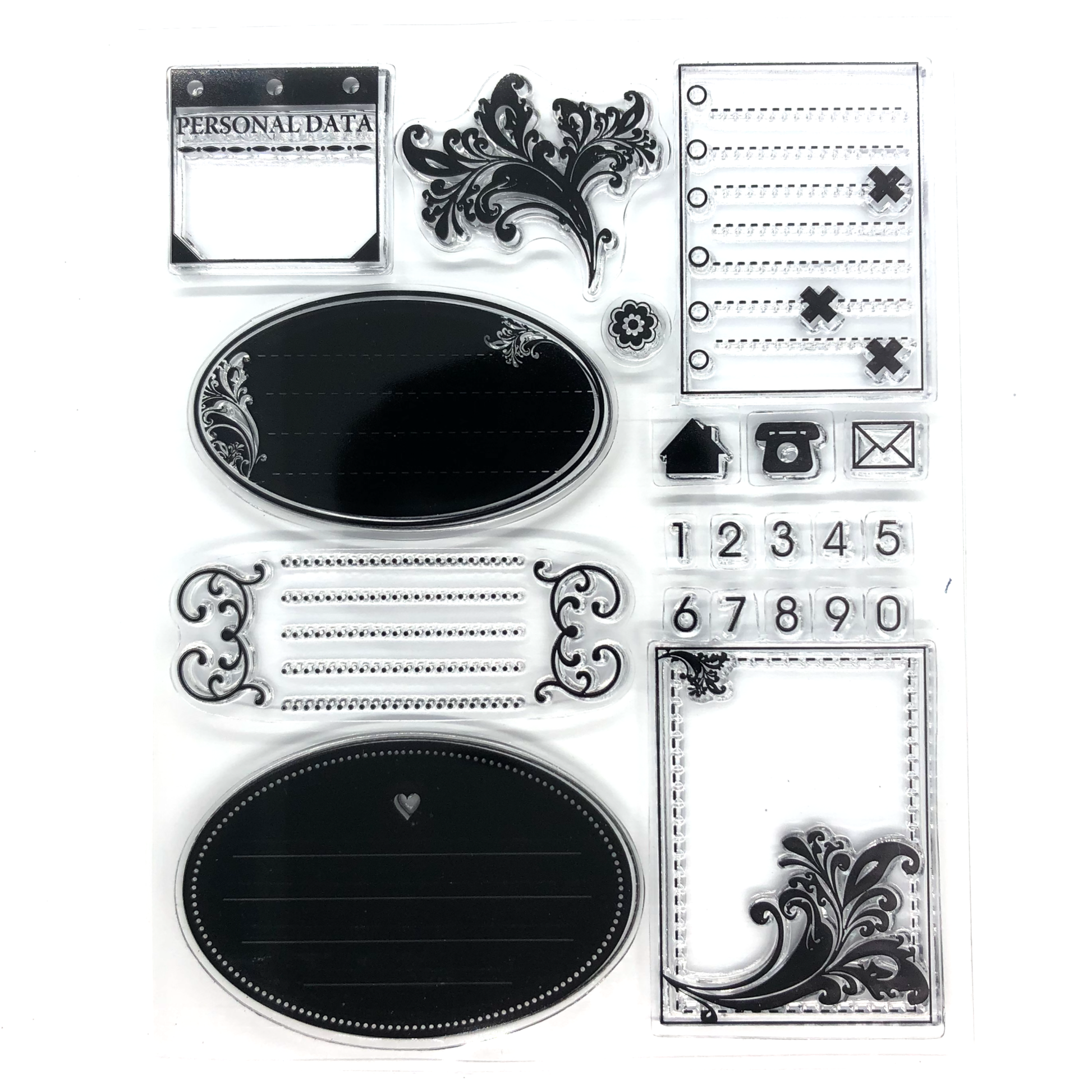 Address book | Notepad stamp set image 0