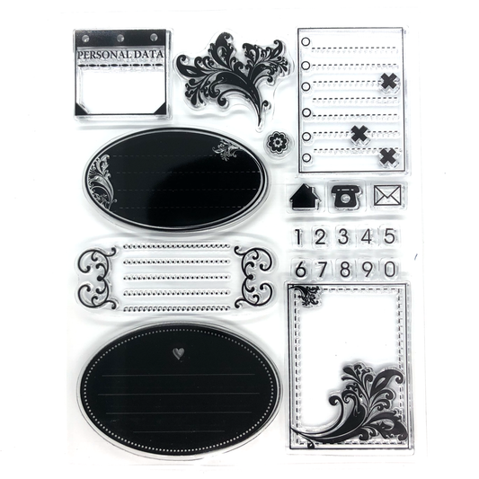 Address book | Notepad stamp set image 0