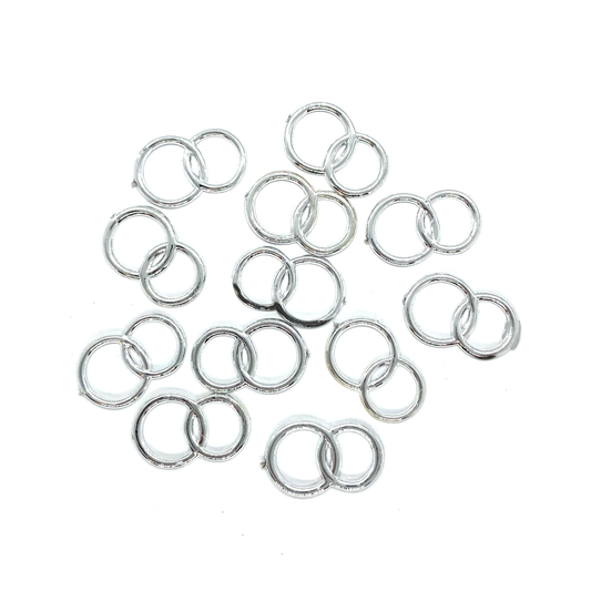 24 x Silver wedding ring embellishments image 0
