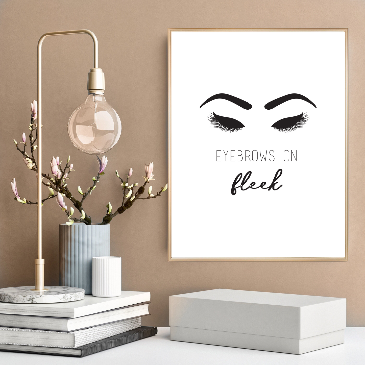 Eyebrows on fleek art print image 0