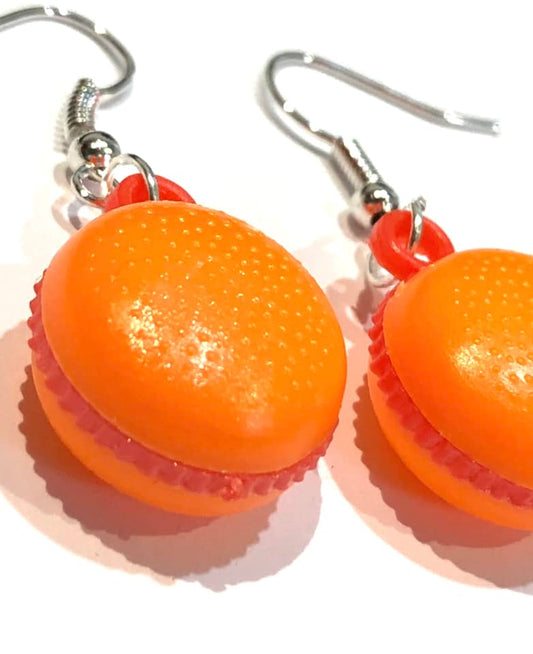 Novelty burger earrings image 1