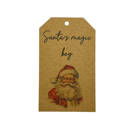 10 x Santa's magic key tags image 0