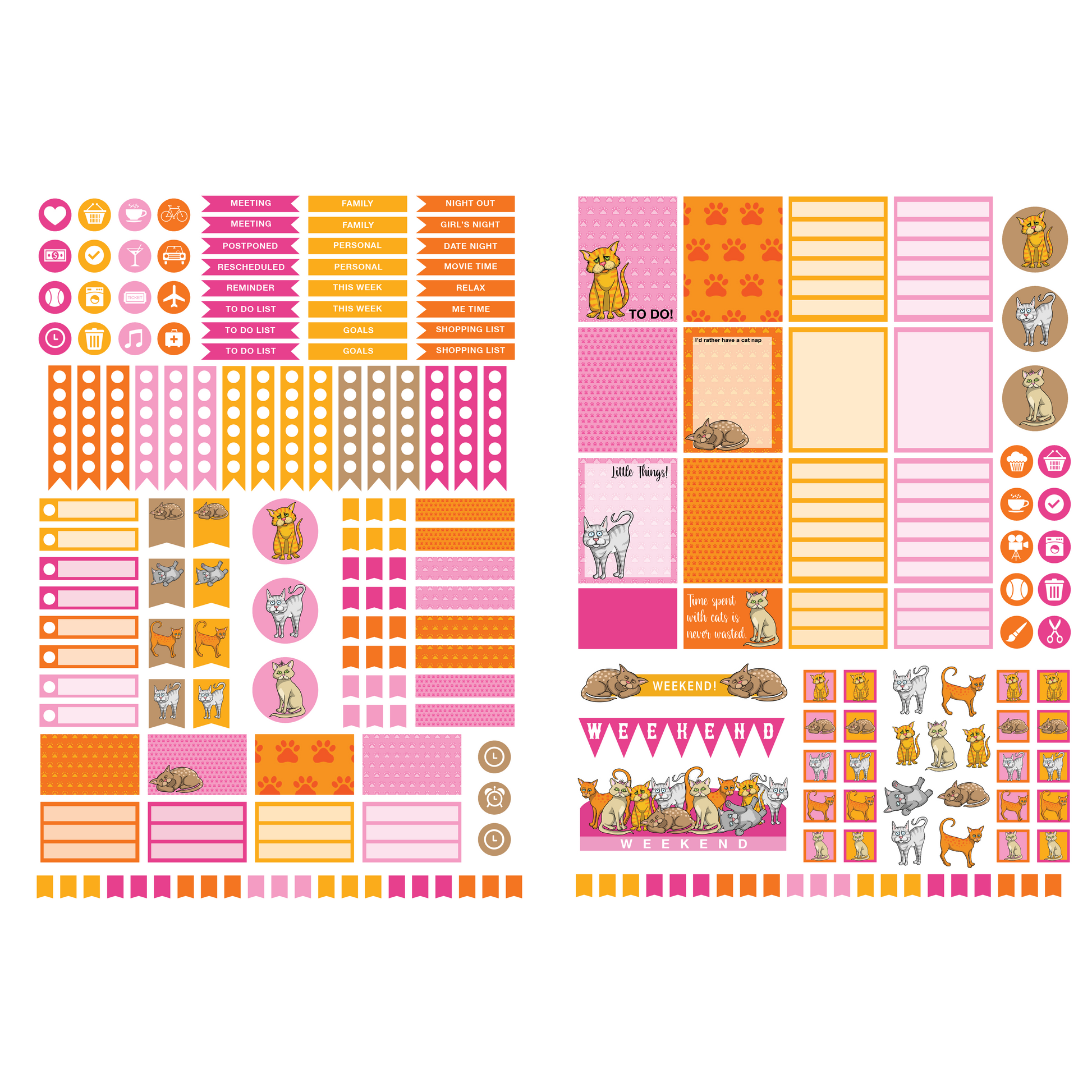 Journal/planner stickers image 0