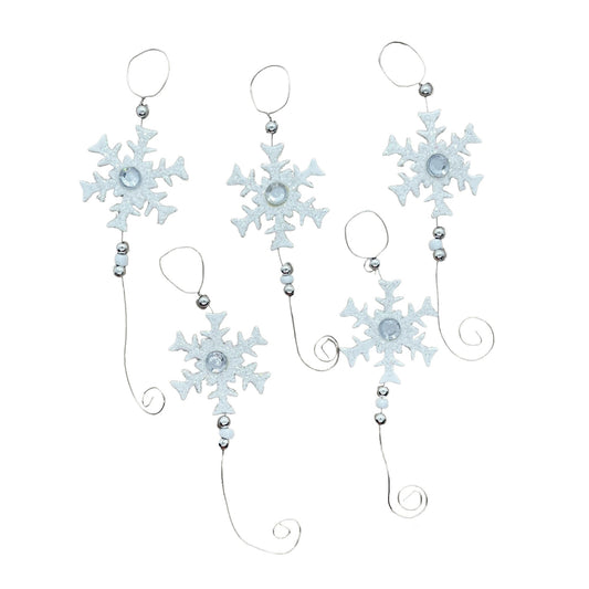 10 x Snowflake embellishments image 0