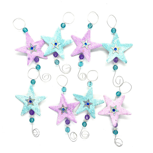 8 x Glitter hearts image 0