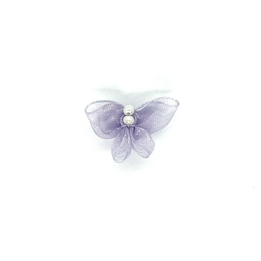 24 x Lilac organza butterflies image 1