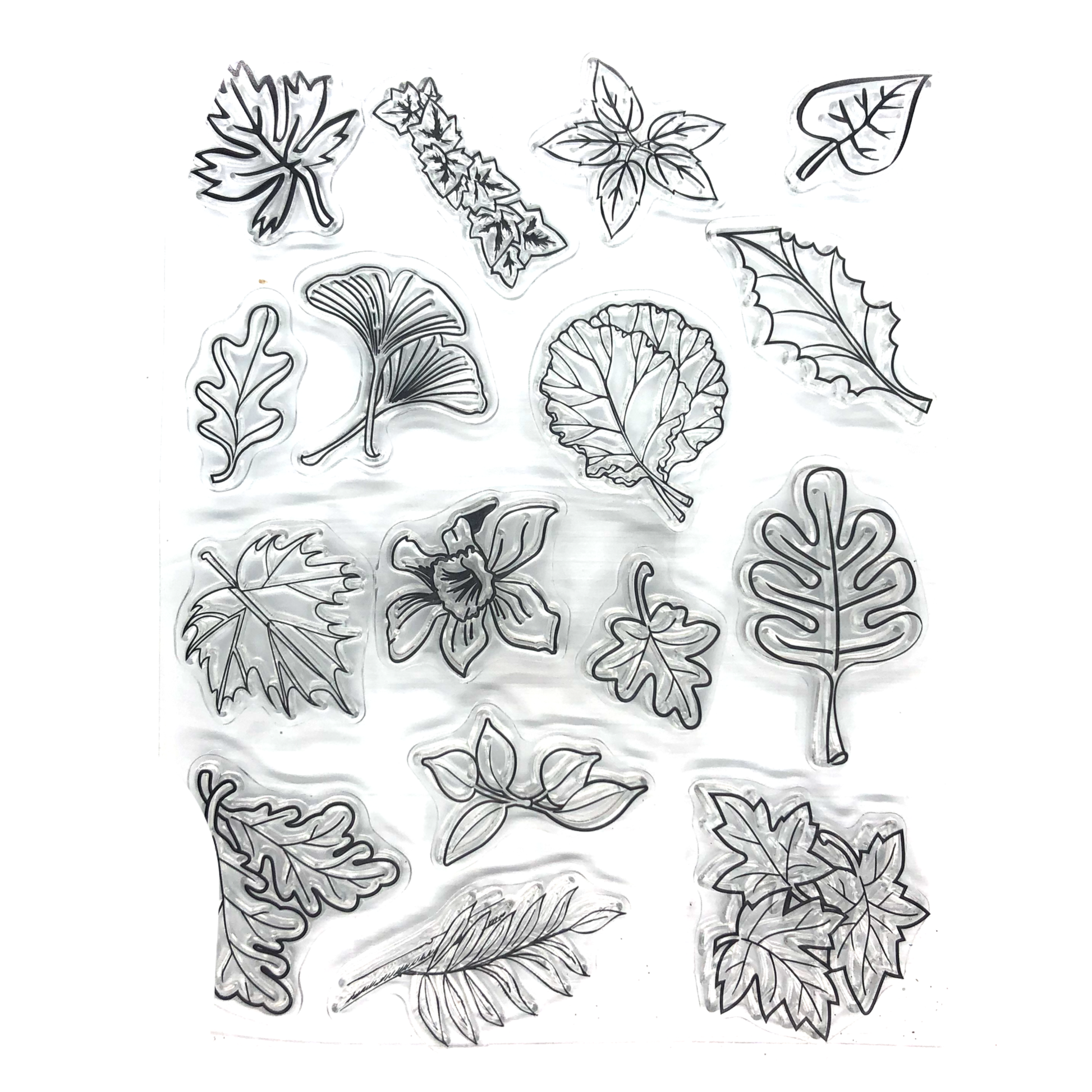 Leaves stamp set image 0