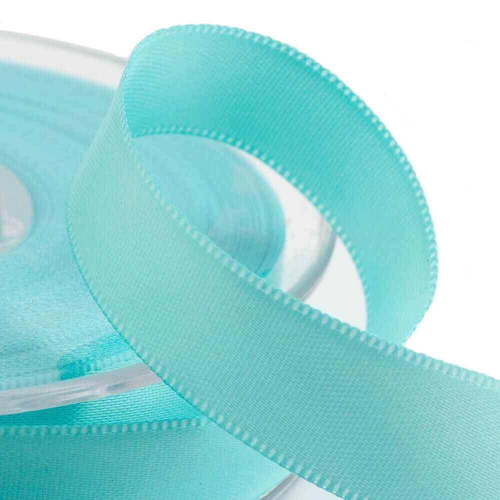 3mm Duck egg satin ribbon image 0