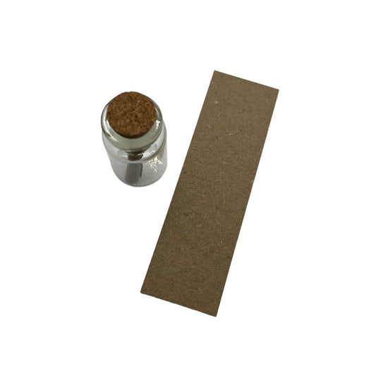 10 x Message in a bottle favours blank image 1