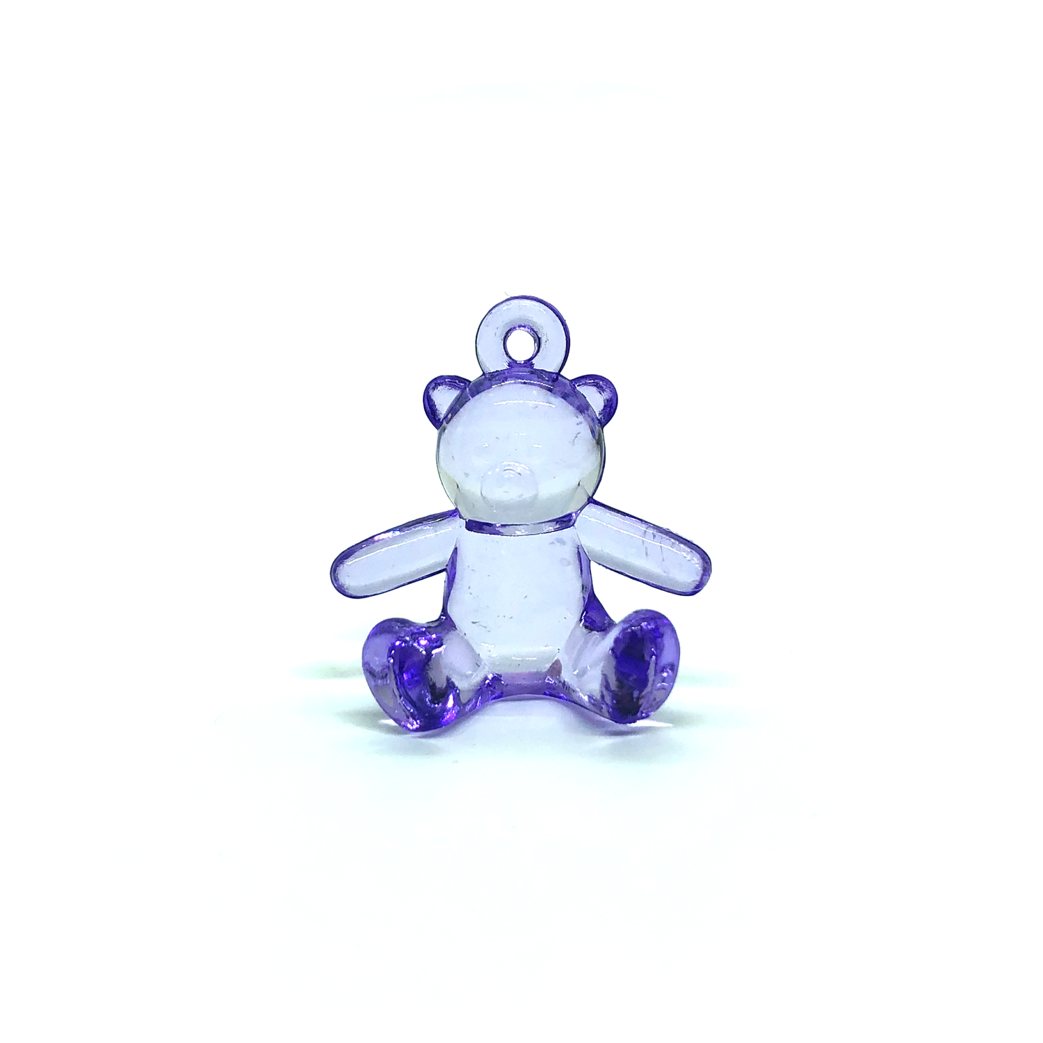 20 x Cute purple bear Charms image 0