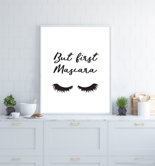 But first mascara art print image 0
