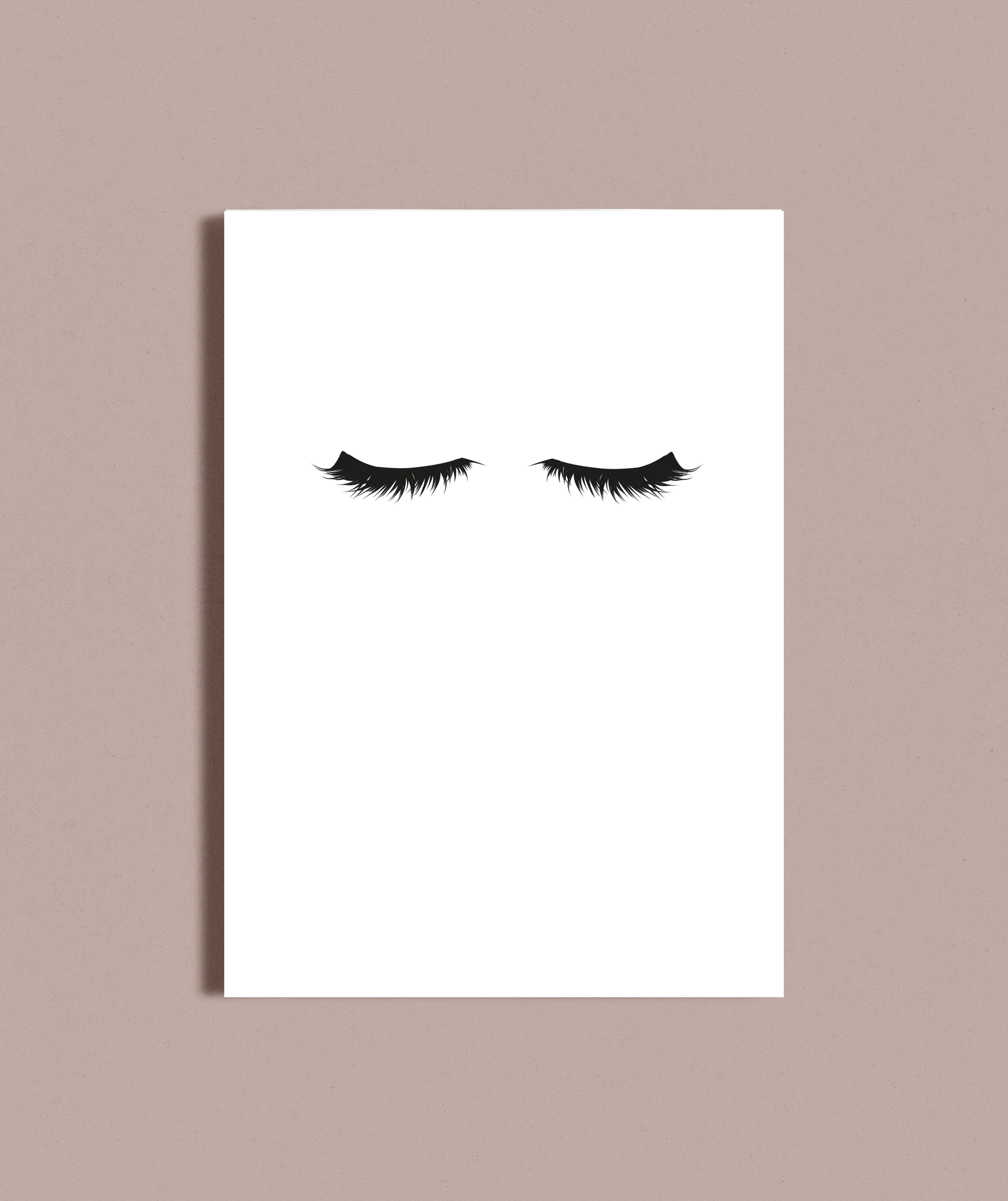 Eyelash art print image 1