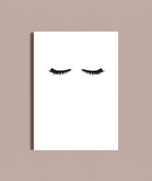 Eyelash art print image 1