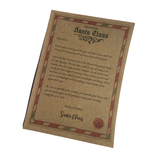 1 x Personalised letter from Santa image 1