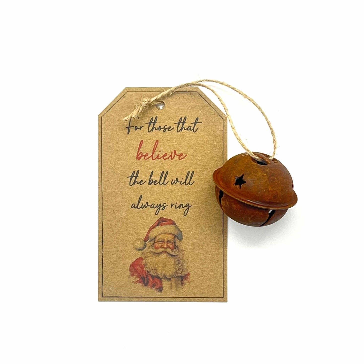 40mm Large vintage style Believe Bell image 2