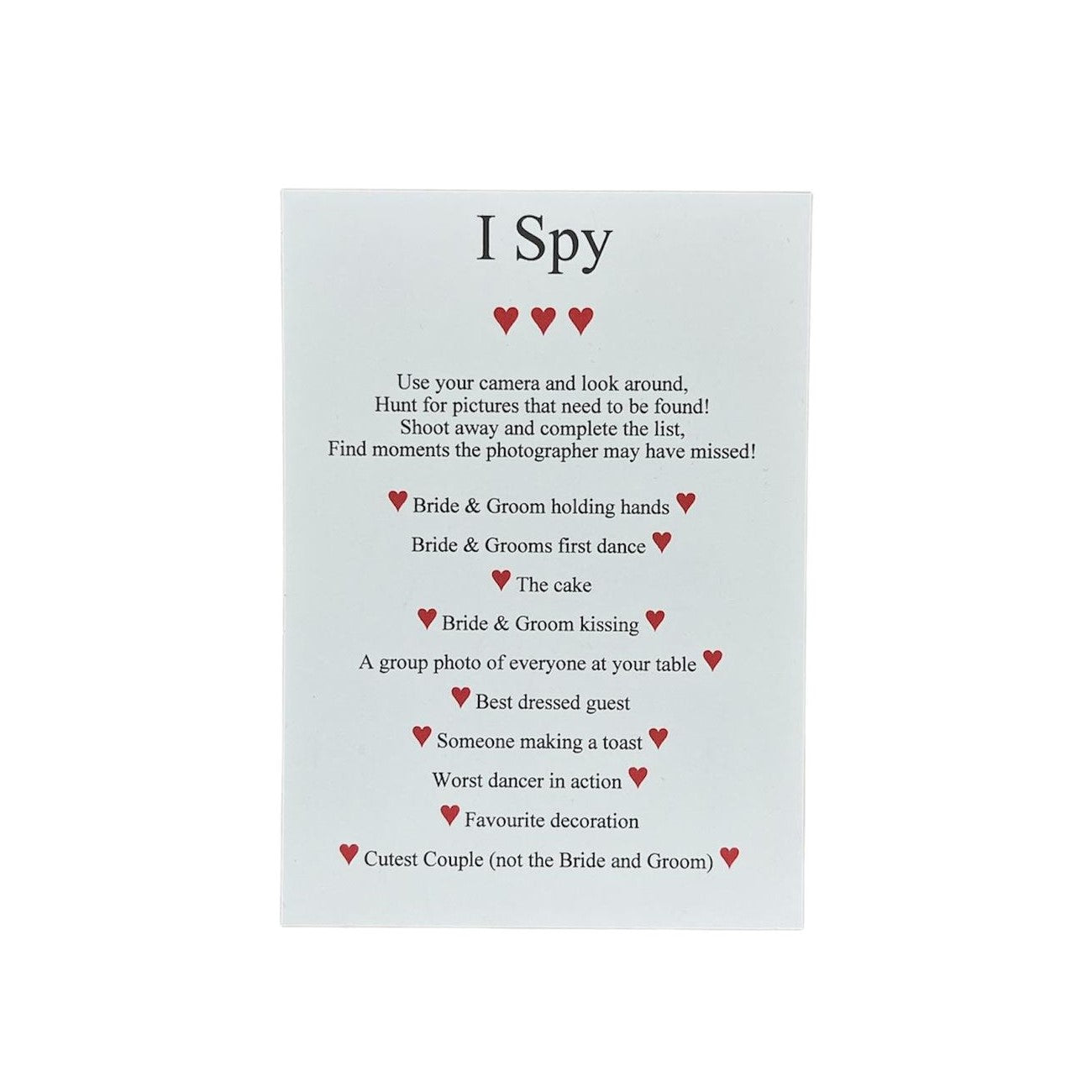 12 x I spy activity cards image 0