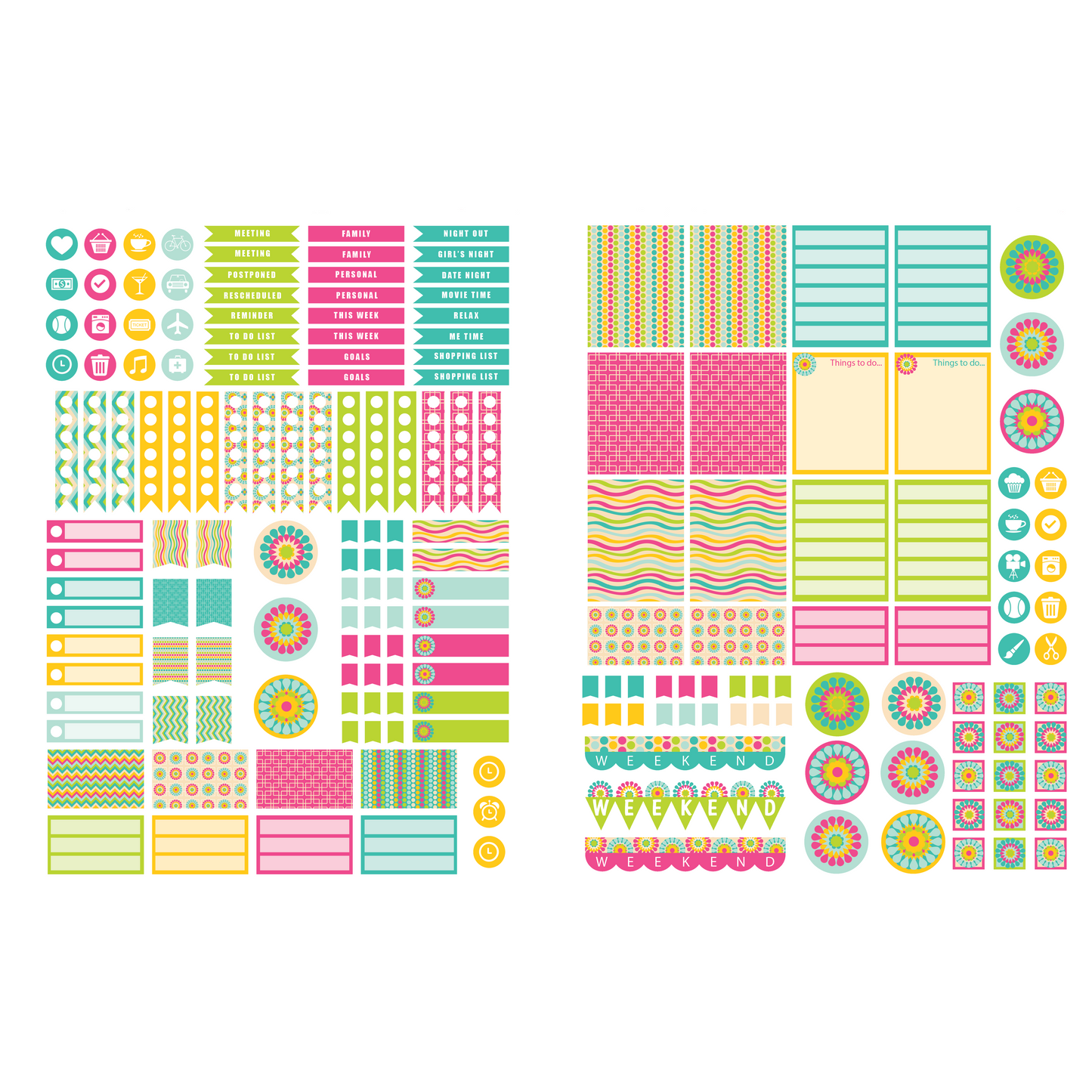 Journal/planner stickers image 0
