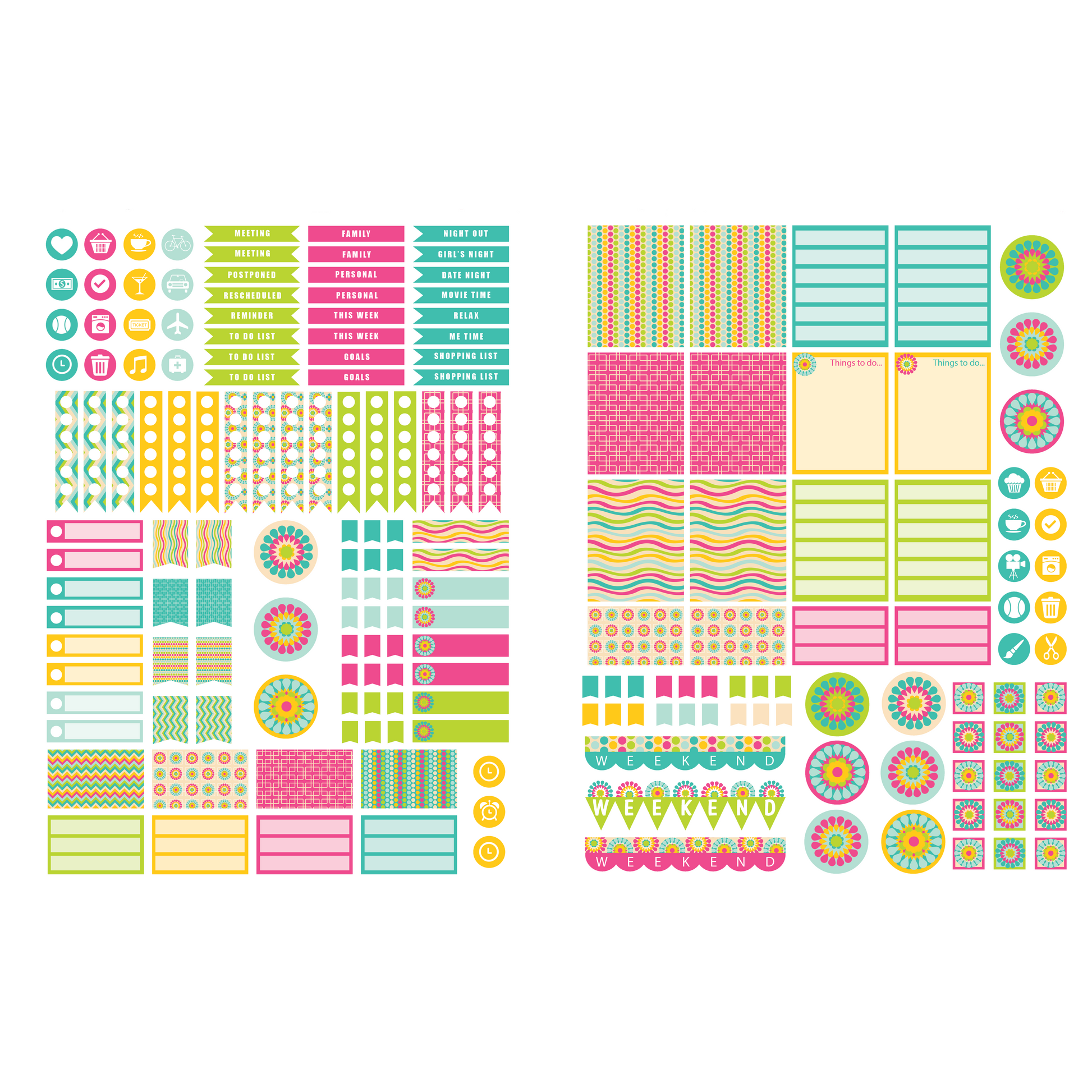 Journal/planner stickers image 0
