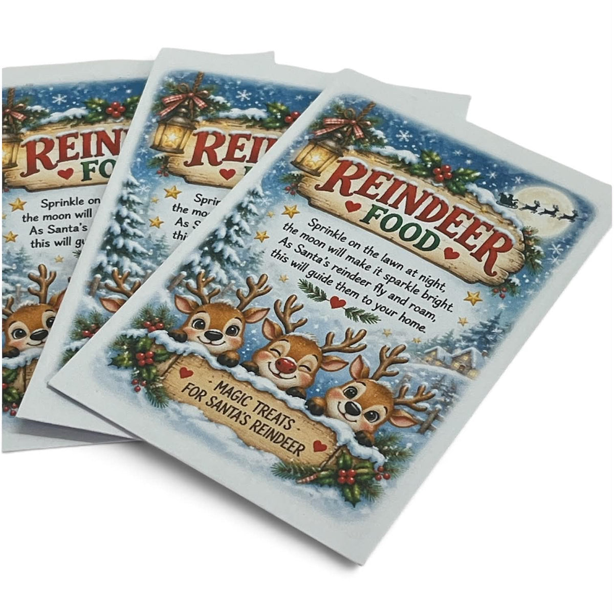 Reindeer food envelopes