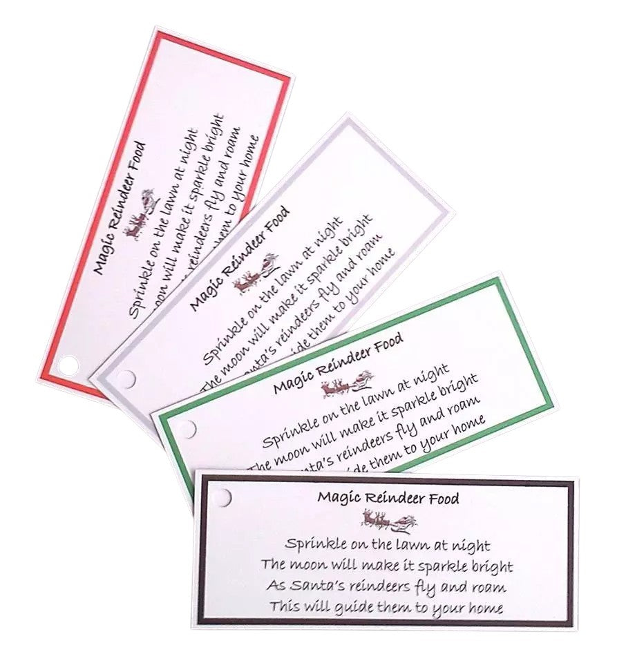 10 x Reindeer food tags image 0