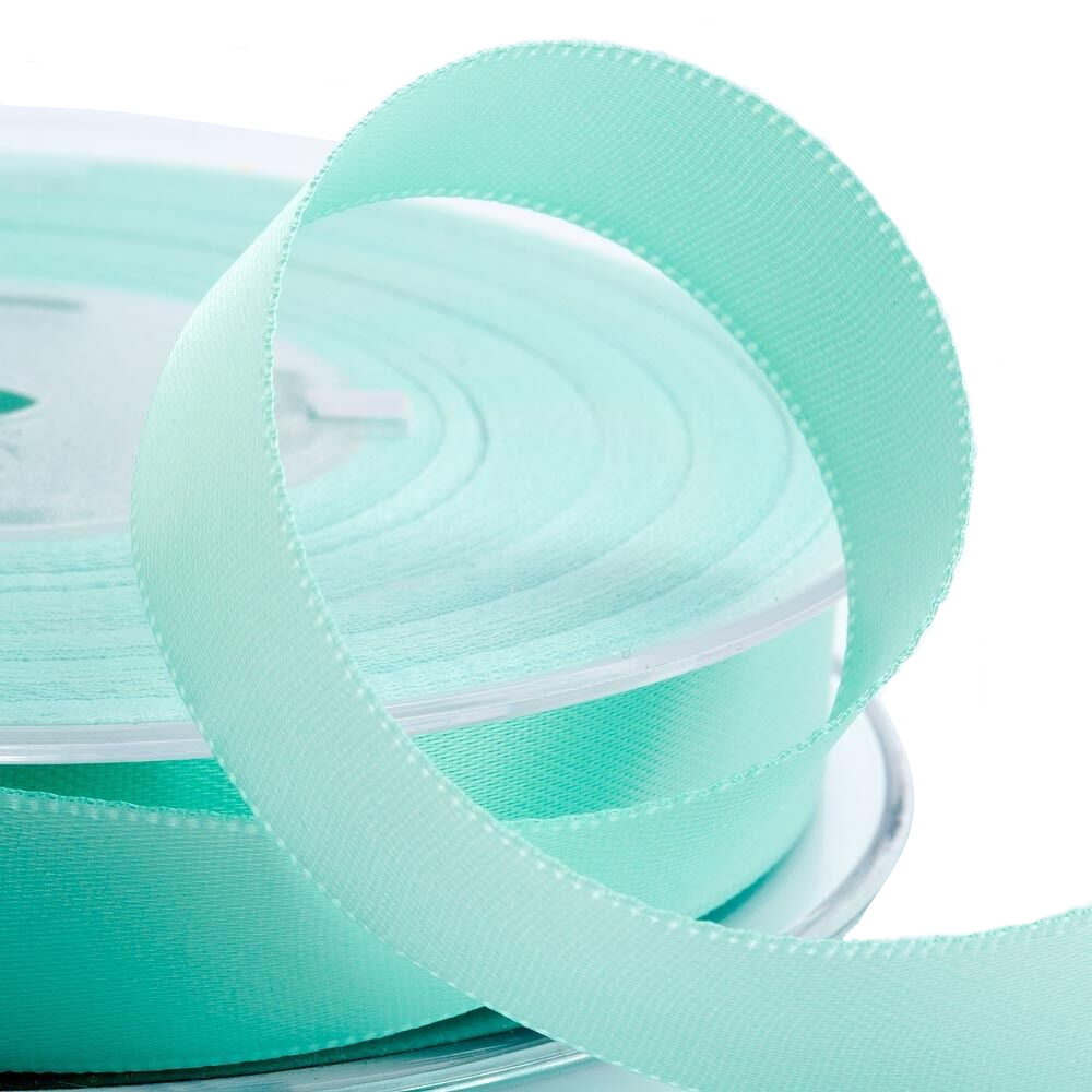 3mm Mint satin ribbon image 0