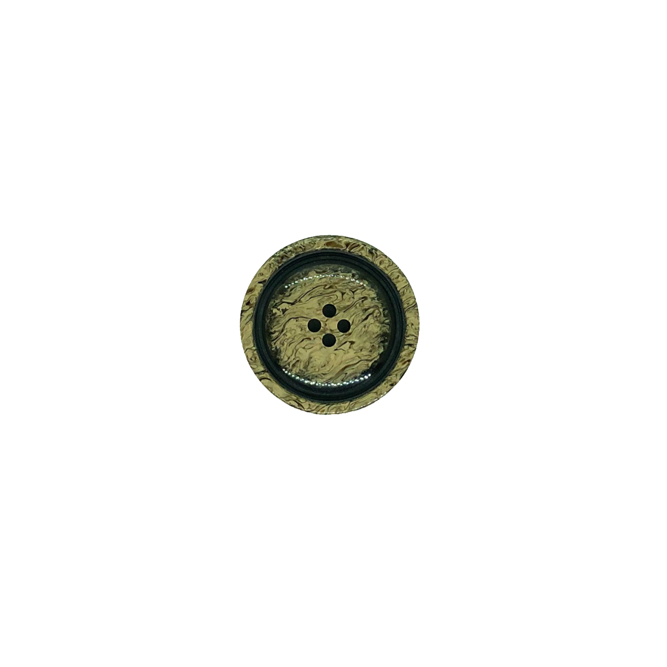 28mm Tan & black marbled effect buttons image 1