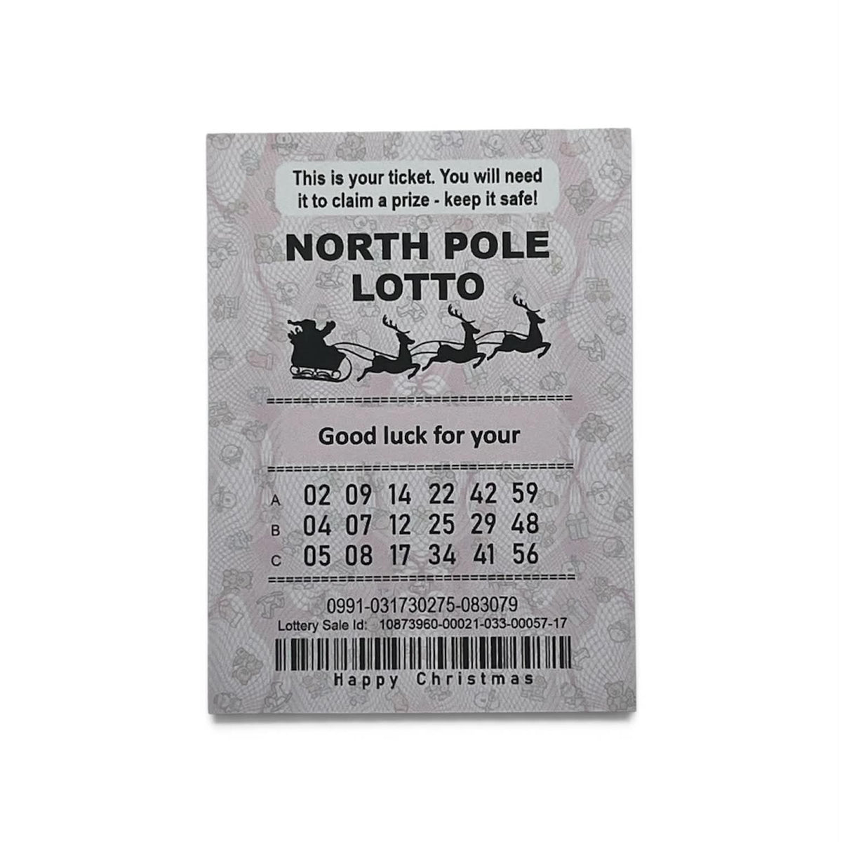 10 x North Pole lottery tickets