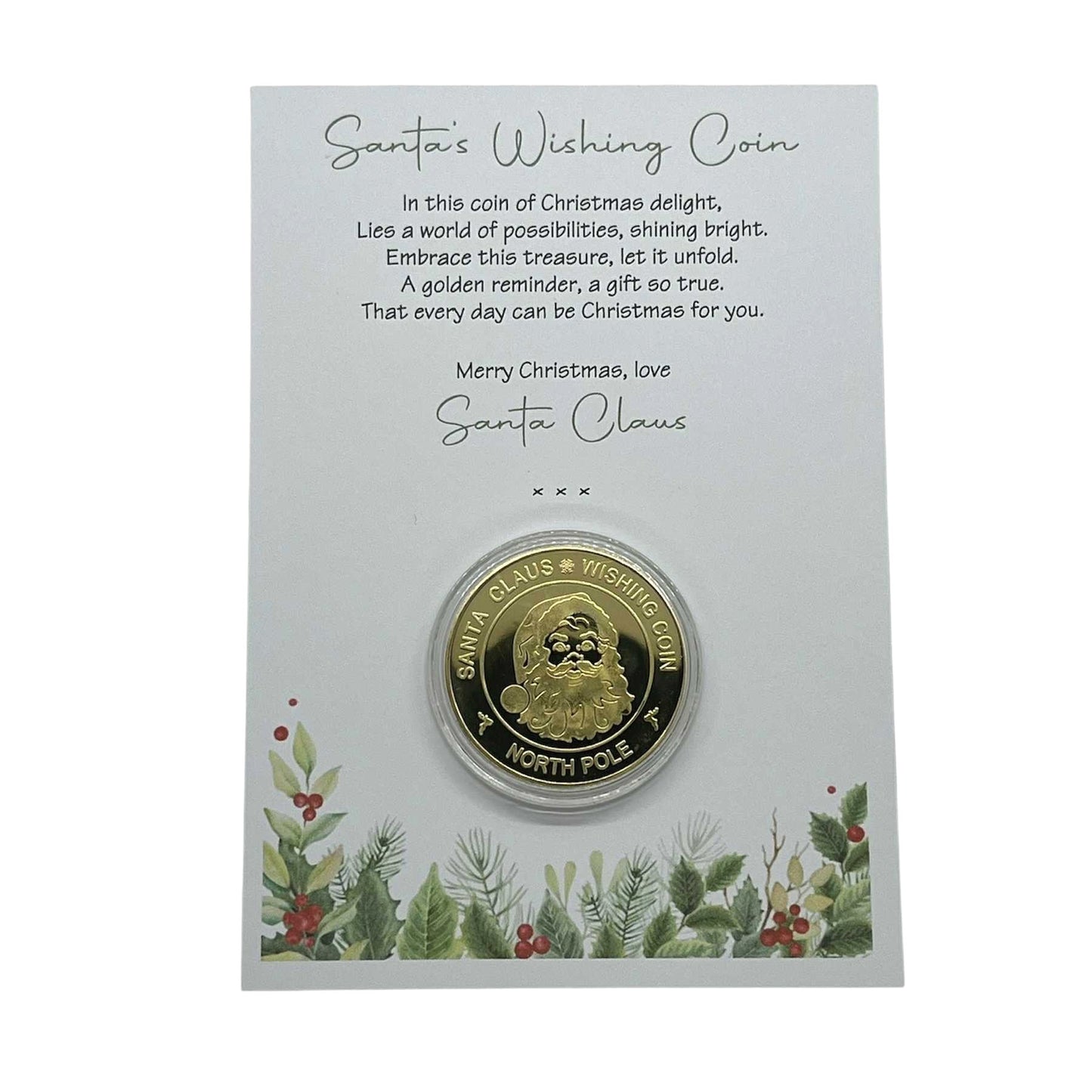 Santa's wishing coin