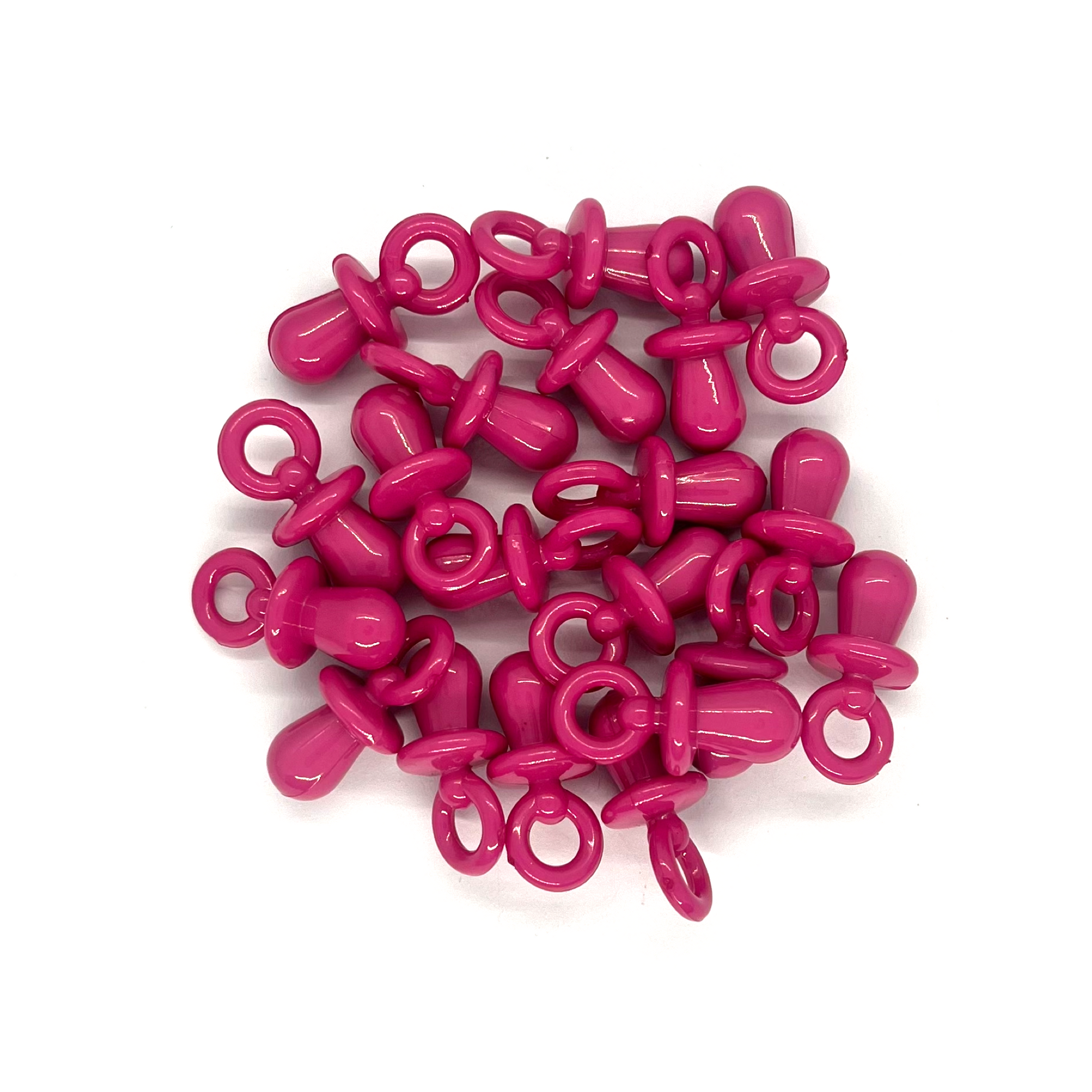 20 x Pink dummy charms image 0
