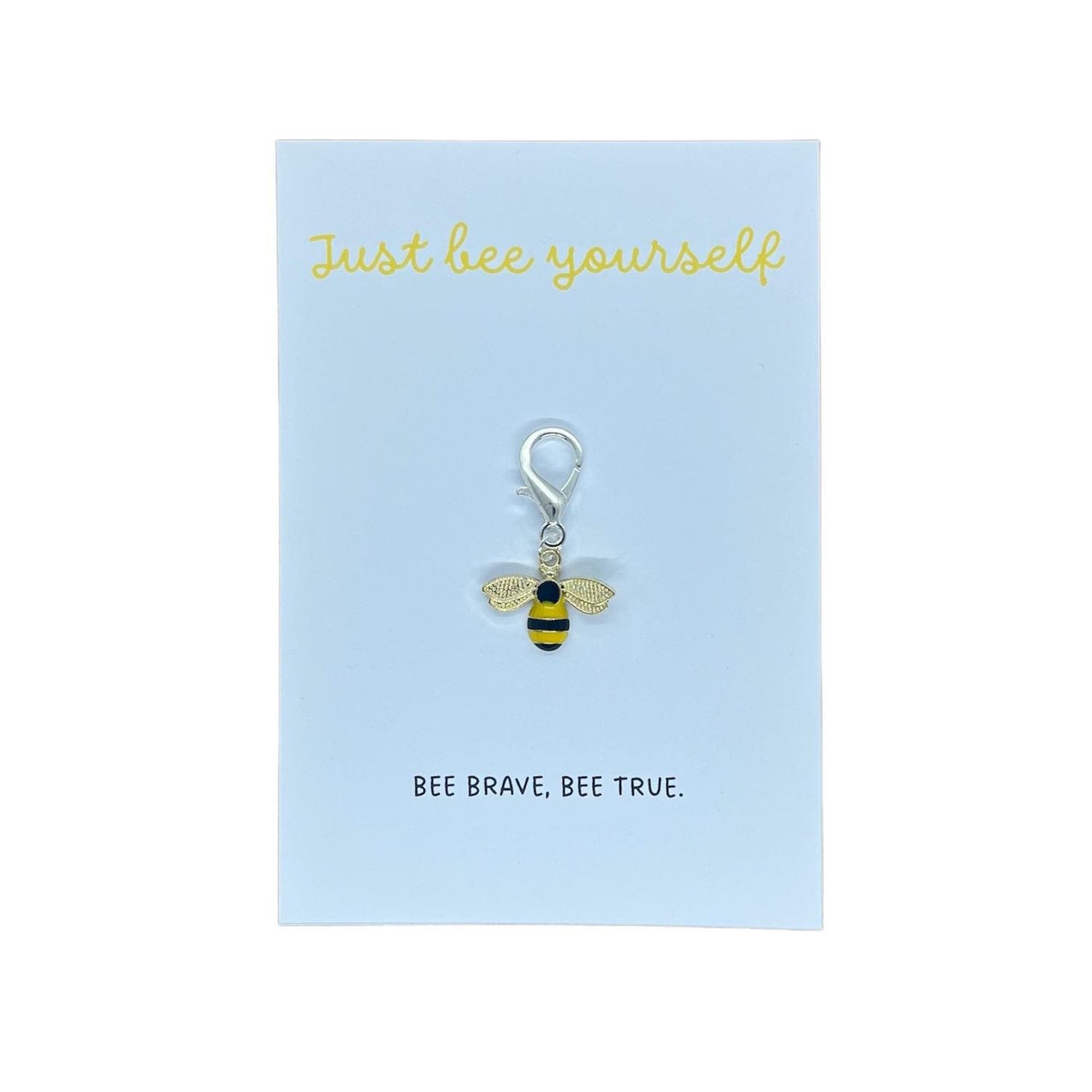 Bee keyring charm image 3