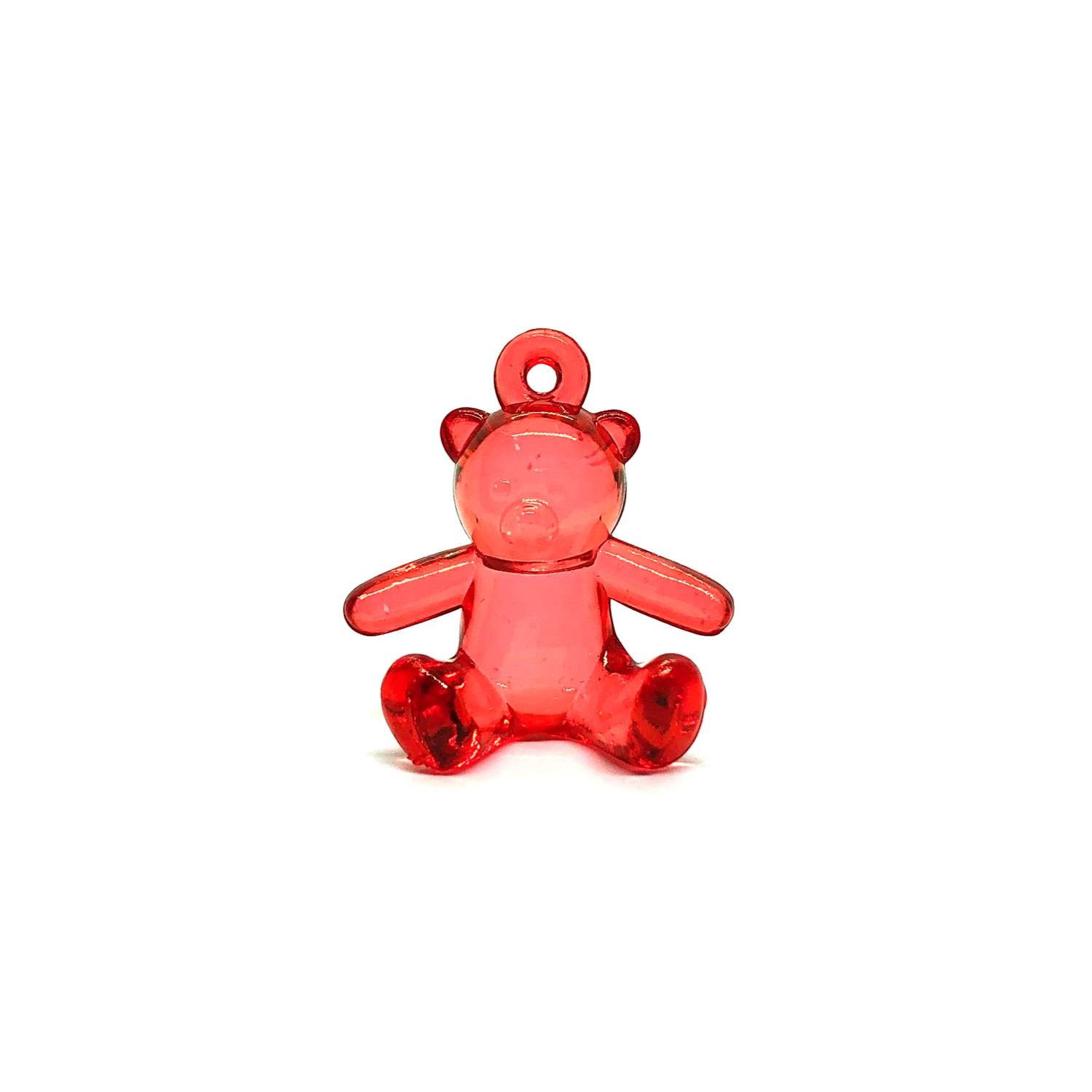 20 x Cute red bear Charms image 0