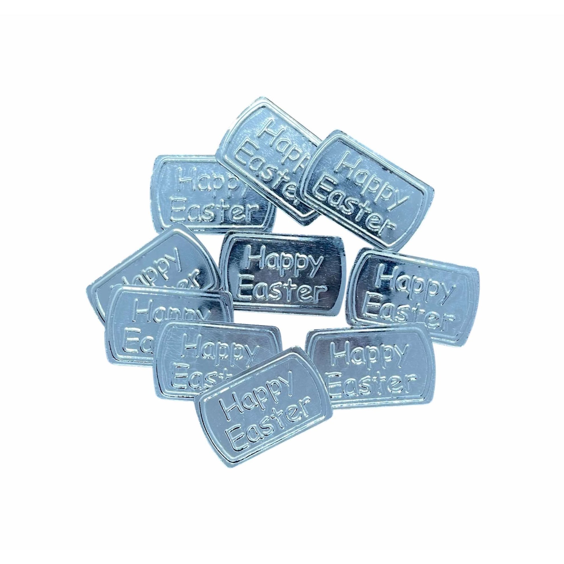 20 x Metal Happy Easter toppers image 0