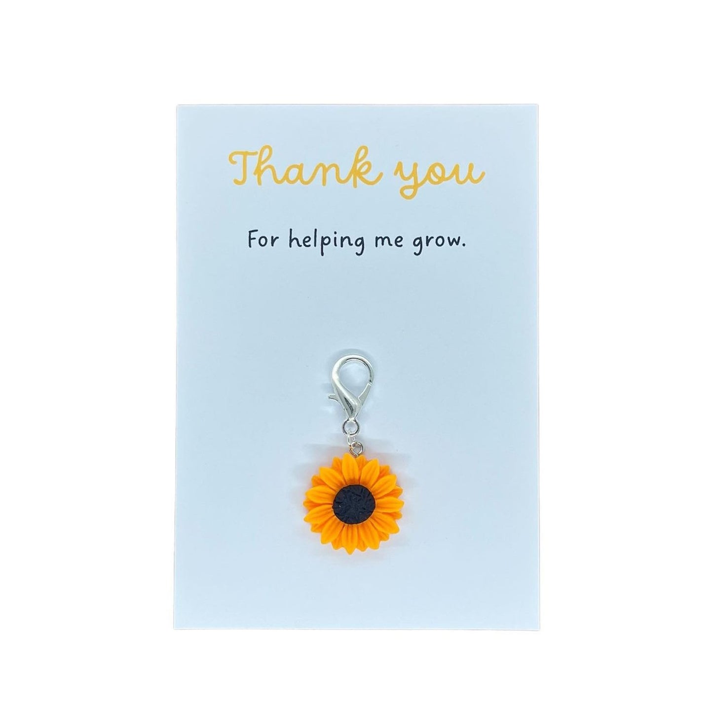 Sunflower keyring charm image 4
