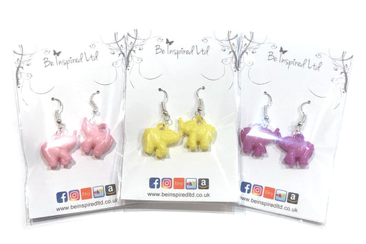 Novelty elephant earrings image 1