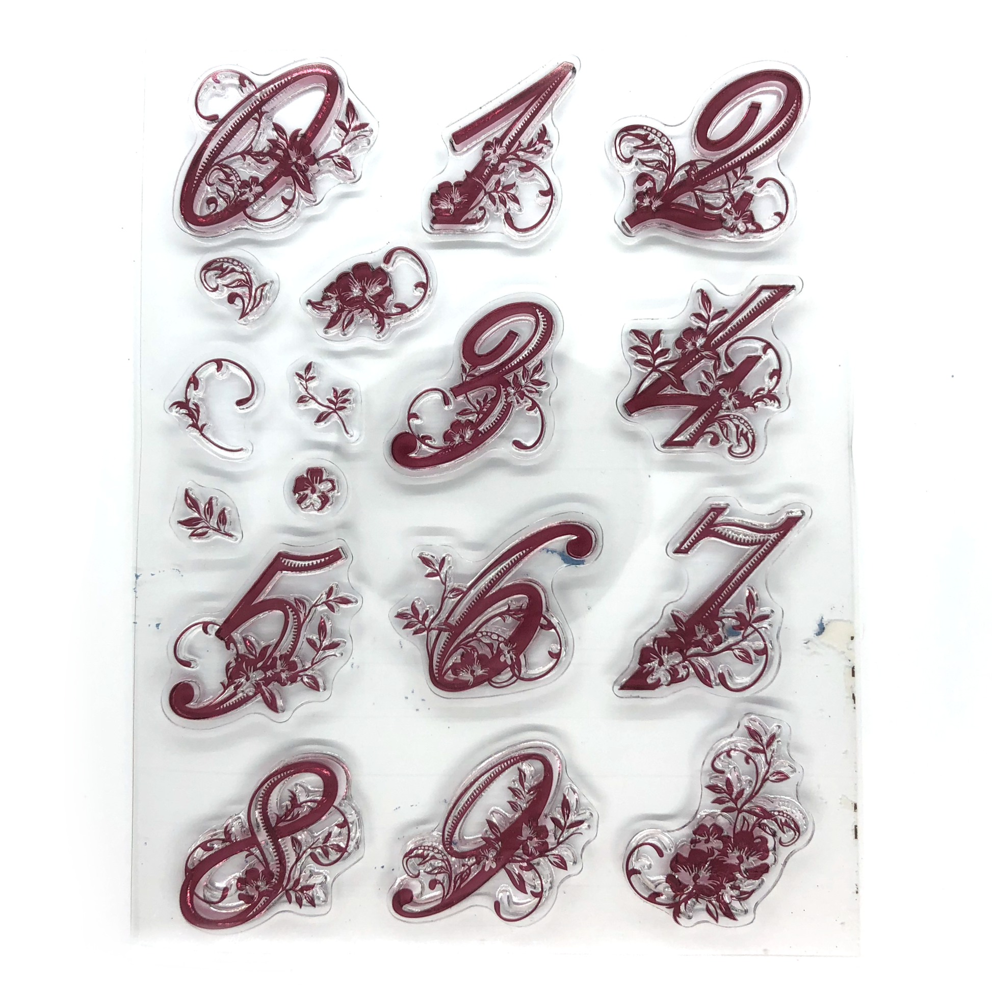 Numbers stamp set image 0