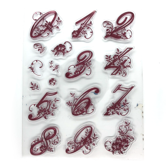 Numbers stamp set image 0