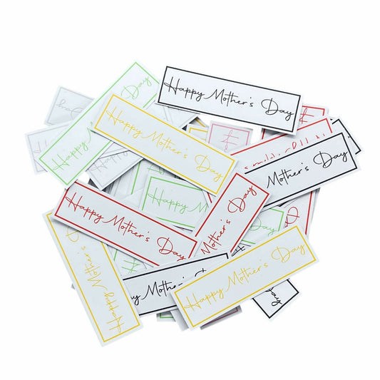50 x Happy Mother's Day card toppers image 0