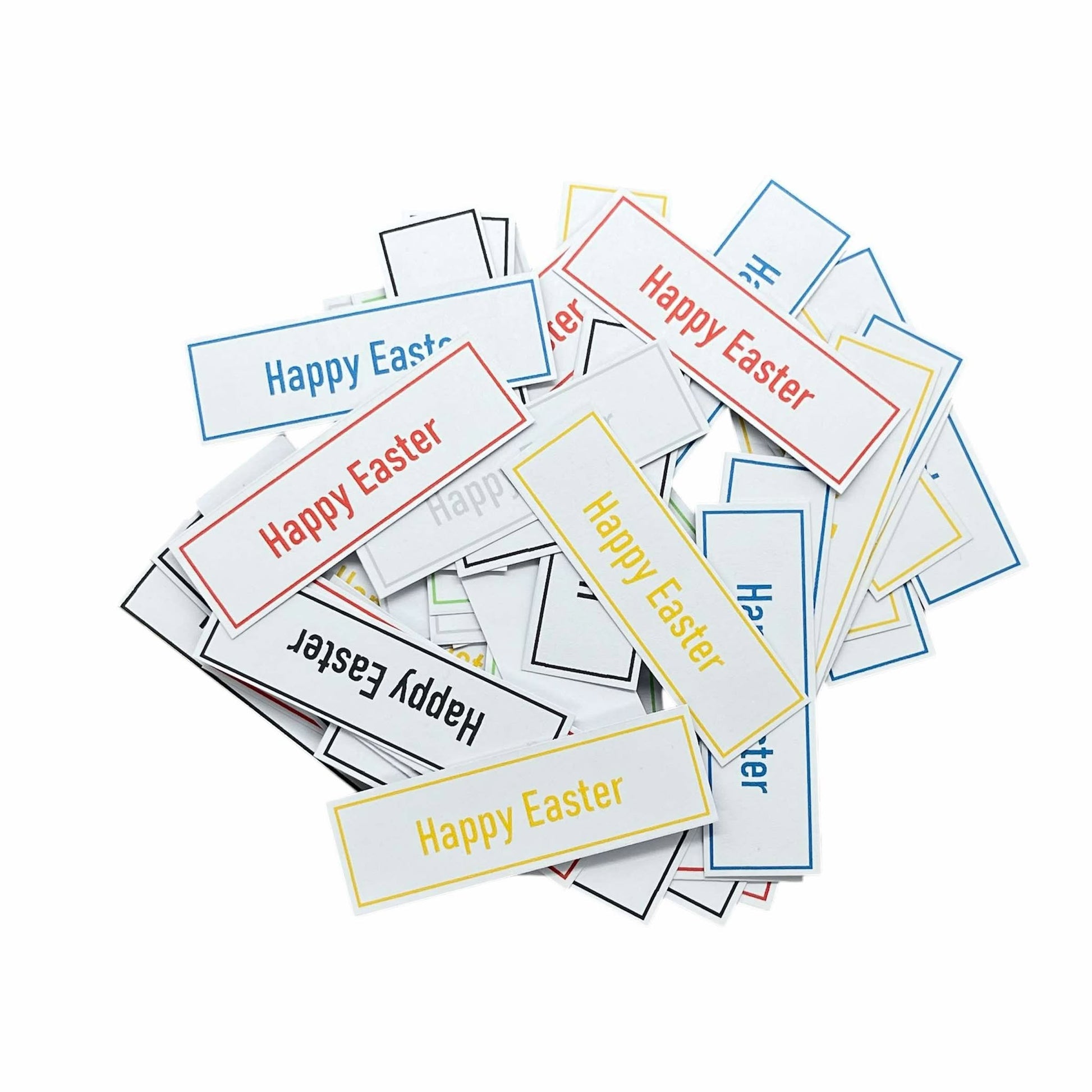 50 x Happy Easter card toppers image 0