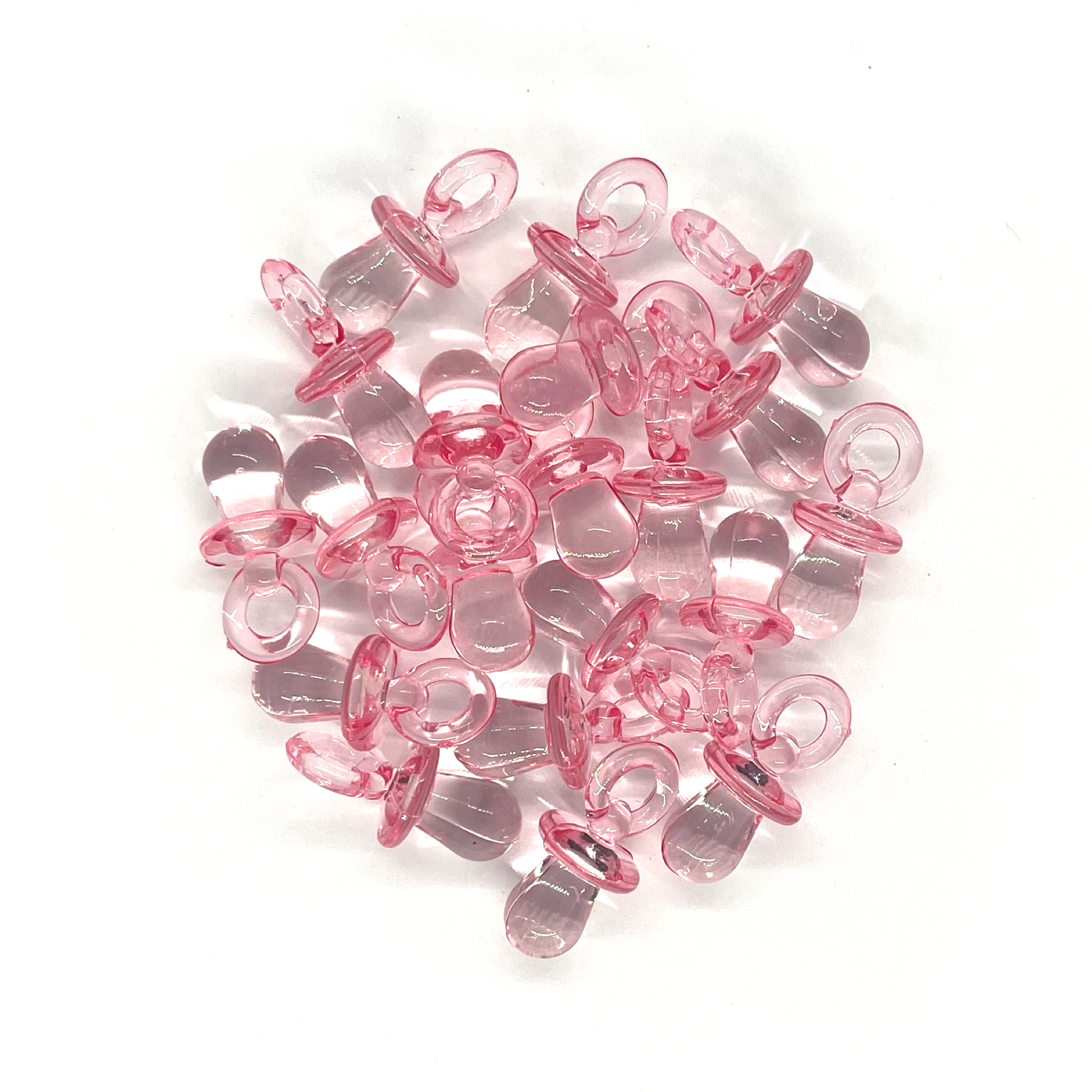 20 x Pink dummy charms image 0