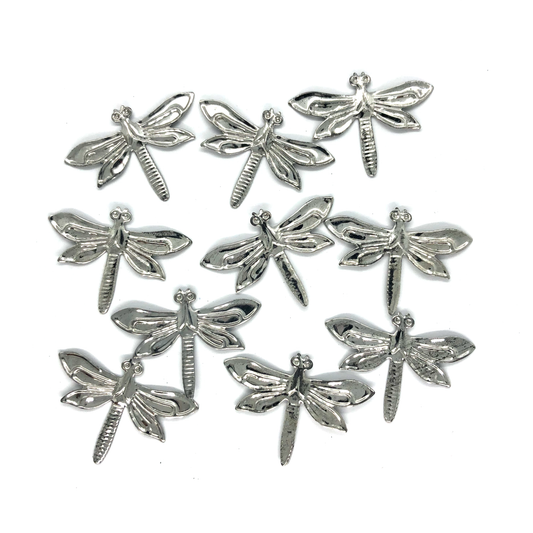 10 x Metal Dragonflies image 0
