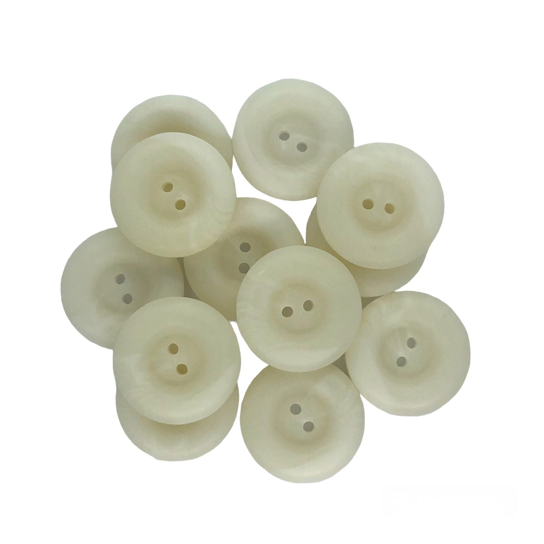 26mm Off white 2 hole buttons image 0