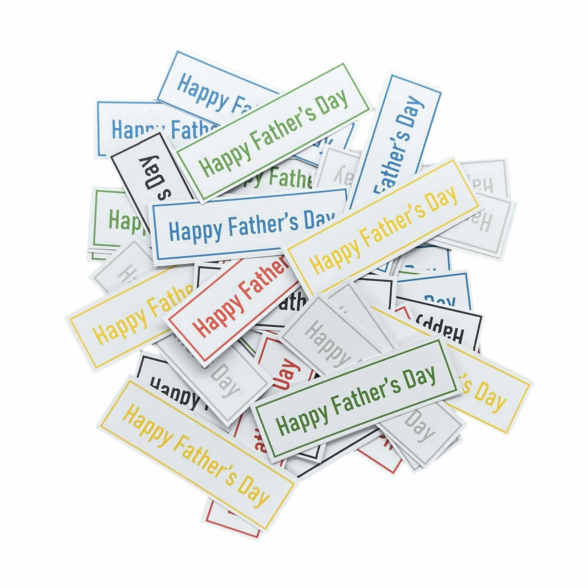 50 x Happy Father's Day card toppers image 0