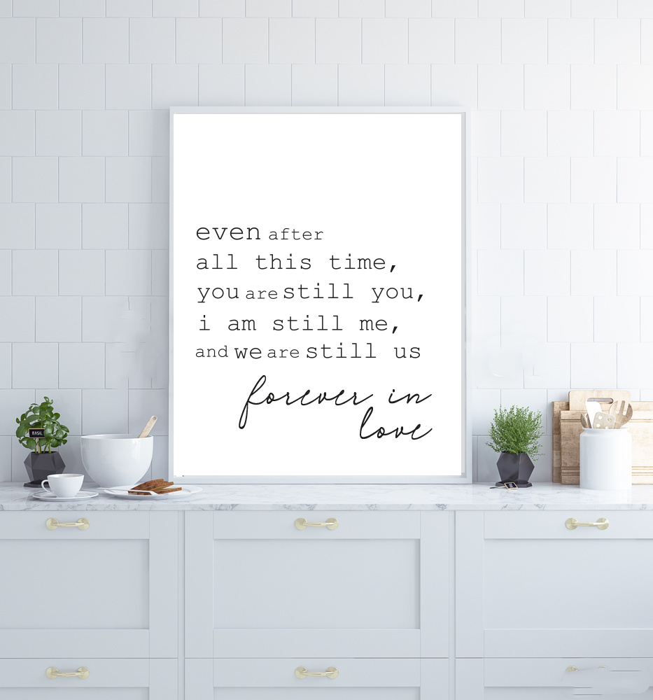 Forever in love art print image 0