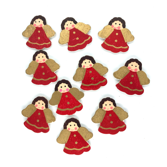 10 X Wood angels image 0
