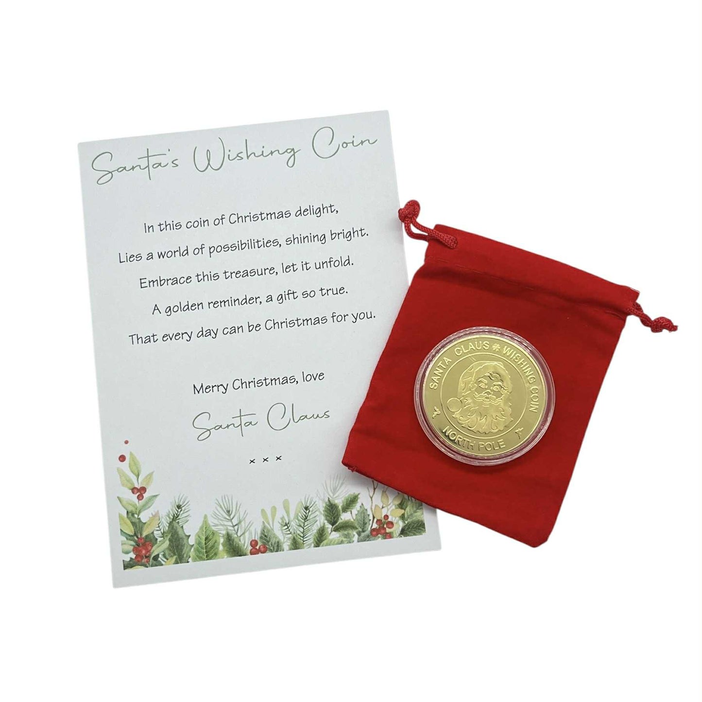 Santa's wishing coin